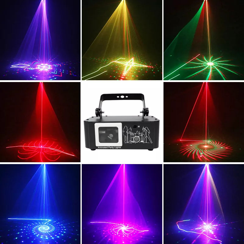 New 2 in 1 Starry Sky Scanning Laser Light-B32