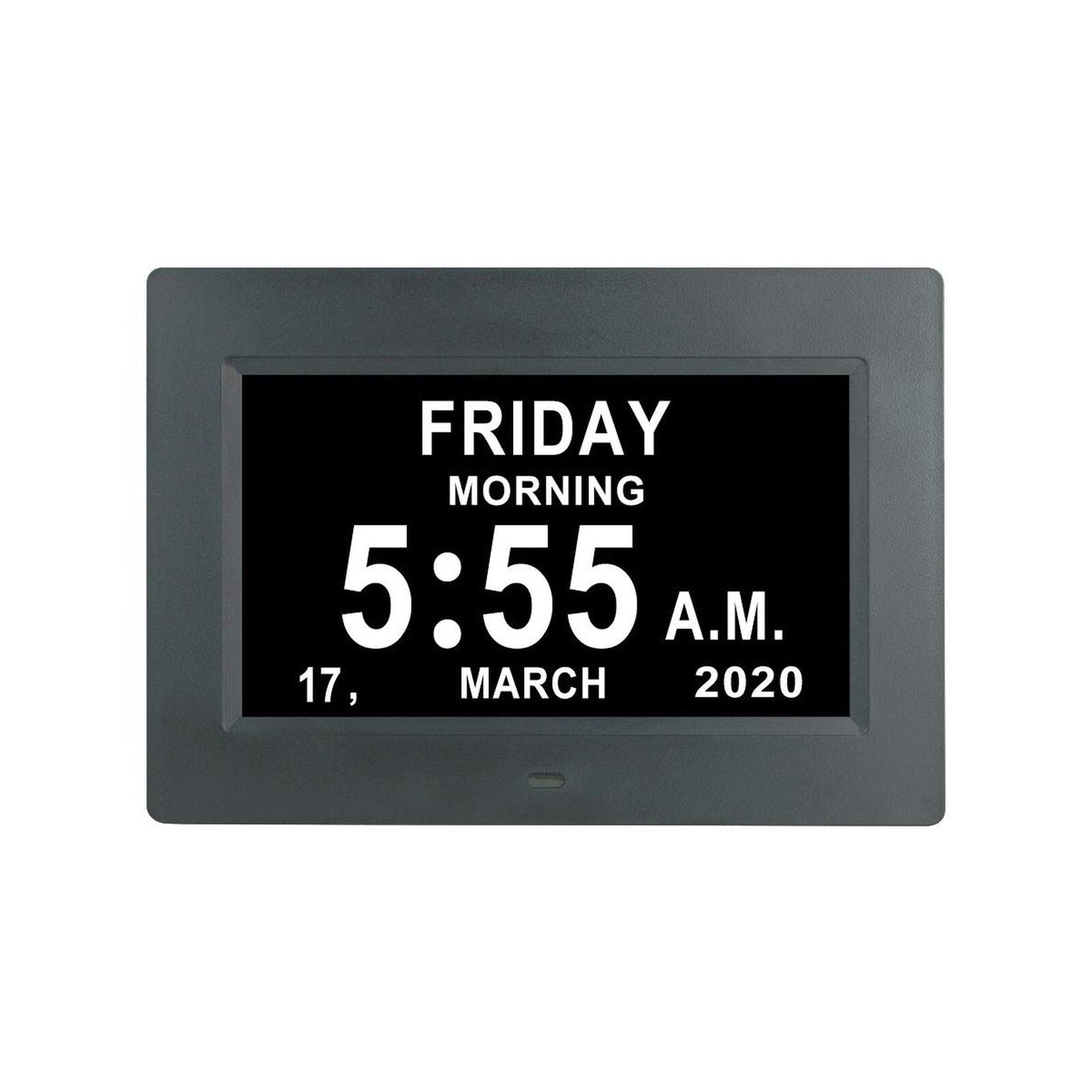 7-inch LED calendar clock