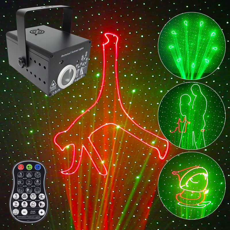 9-in-1 Holiday Animated Laser Light-A15