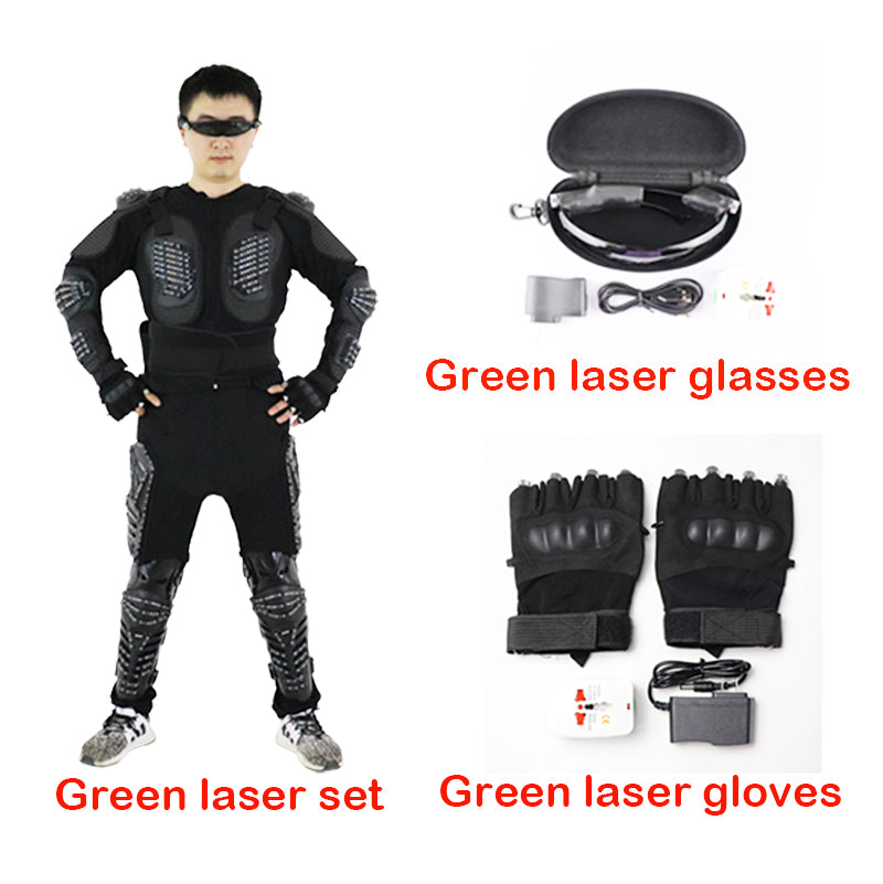 New Green Laser Costume Suit