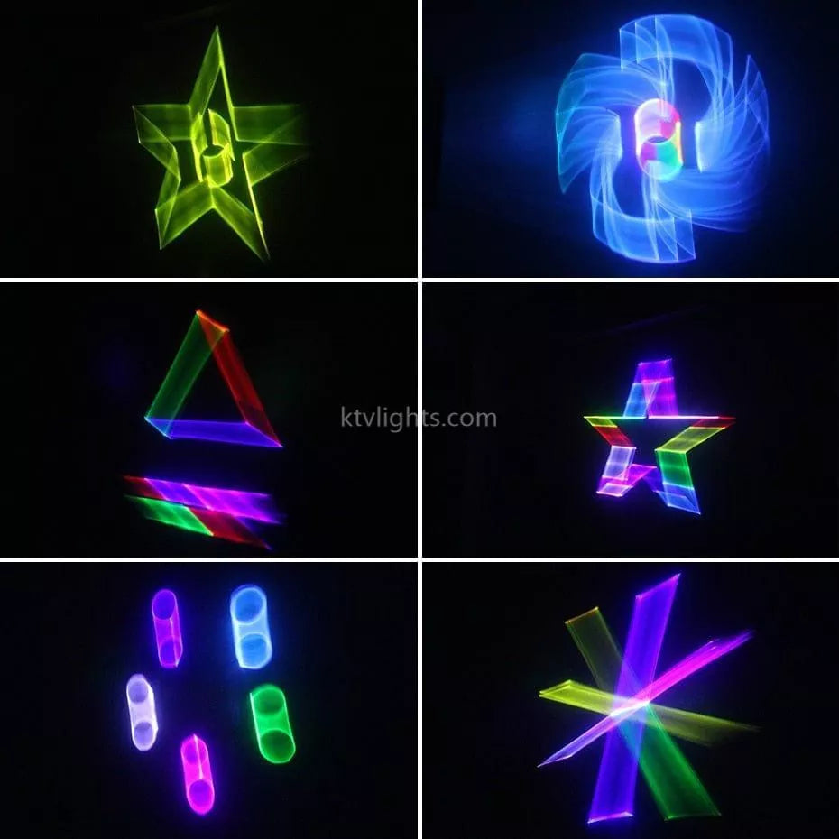 2W-4W 5IN1 RGB 3D animation light laser light-A7