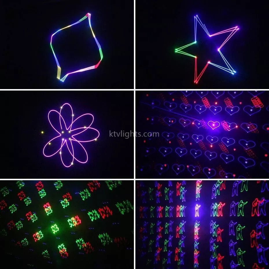 2W-4W 5IN1 RGB 3D animation light laser light-A7