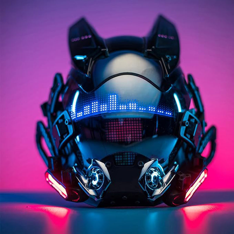 LED Gothic Mask Helmet for Adult