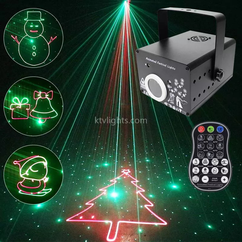 9-in-1 Holiday Animated Laser Light-A15