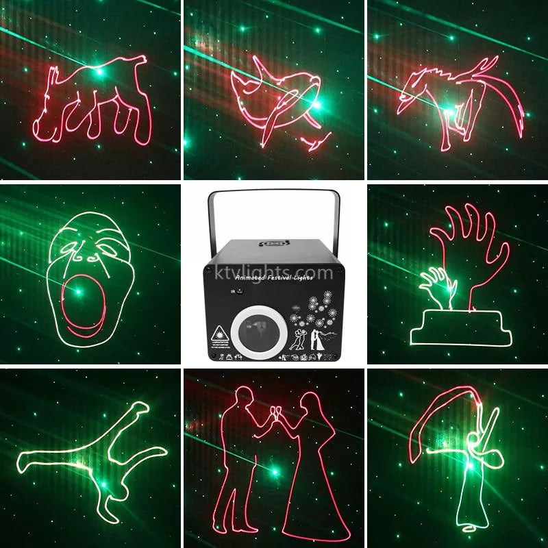 9-in-1 Holiday Animated Laser Light-A15