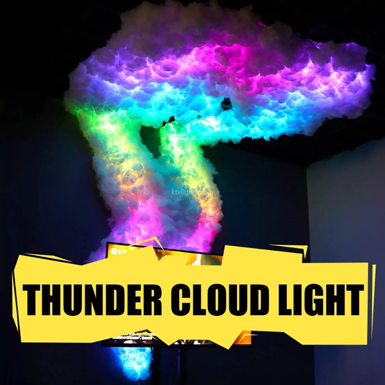 DIY LED Thundercloud Lightning Decorative Light