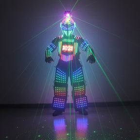Full Color Pixel LED Robot Suit Costume