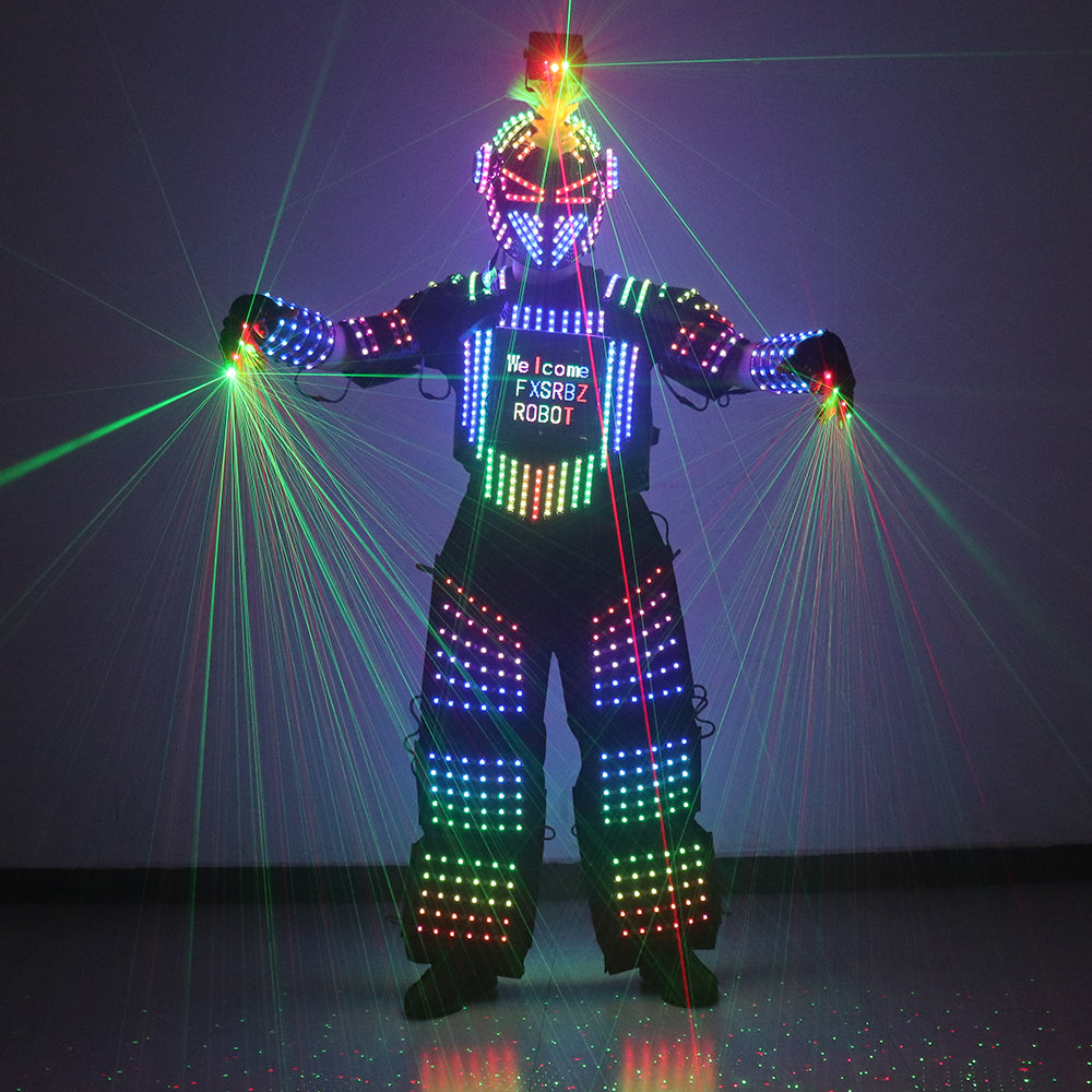 Full Color Pixel LED Robot Suit Costume