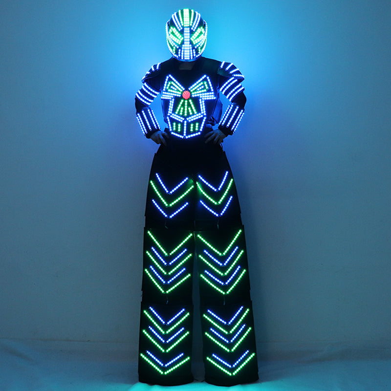 Stilts Walker LED Robot Suit