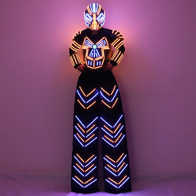 Stilts Walker LED Robot Suit