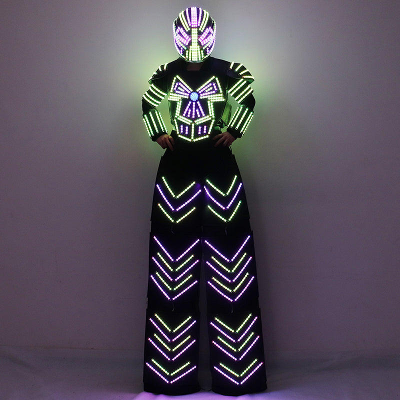 Stilts Walker LED Robot Suit