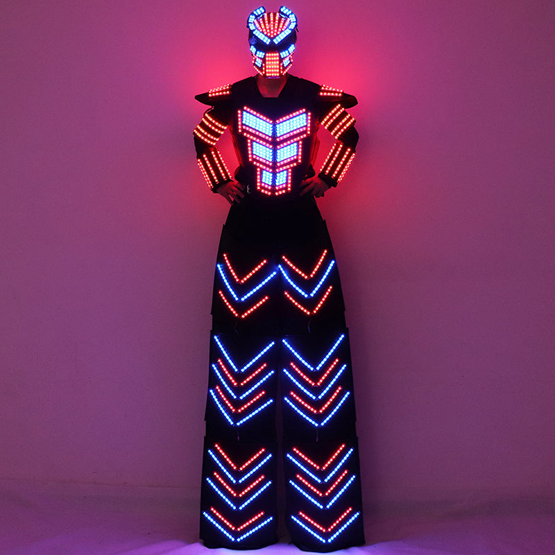 LED Robot Suit Clothes