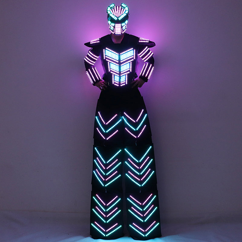 LED Robot Suit Clothes