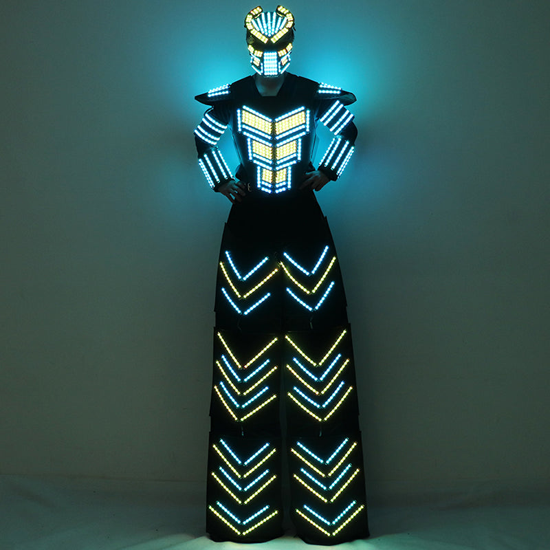 LED Robot Suit Clothes