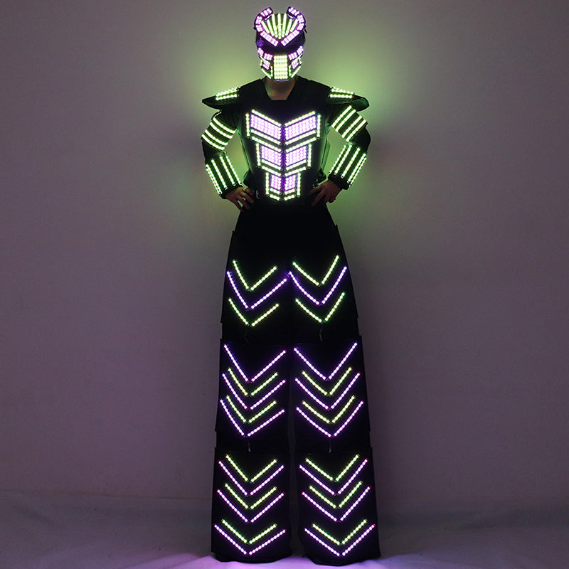 LED Robot Suit Clothes