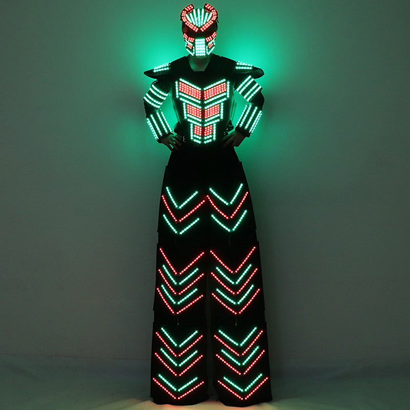 LED Robot Suit Clothes