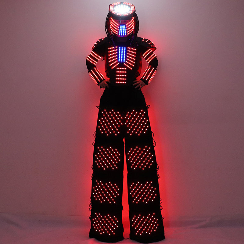 Stilts LED Robot Costume