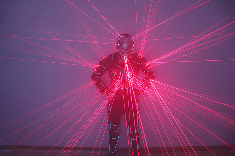 New Red Laser Robot Suit Laser Fiber Optic 2 in 1