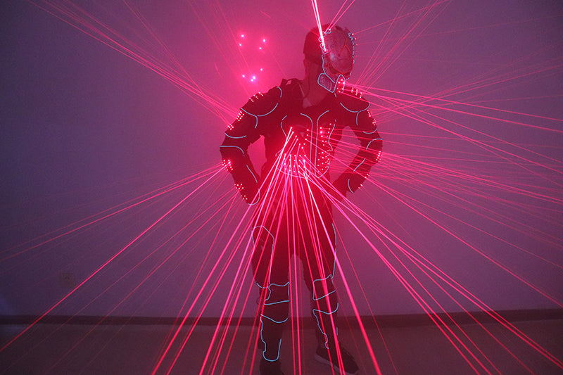 New Red Laser Robot Suit Laser Fiber Optic 2 in 1