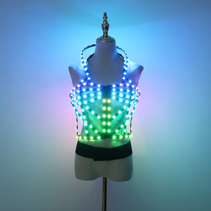 Full color LED cage clothing short style