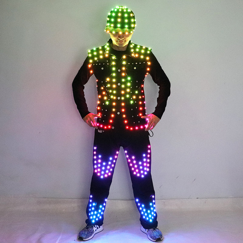 Full color LED clothing set