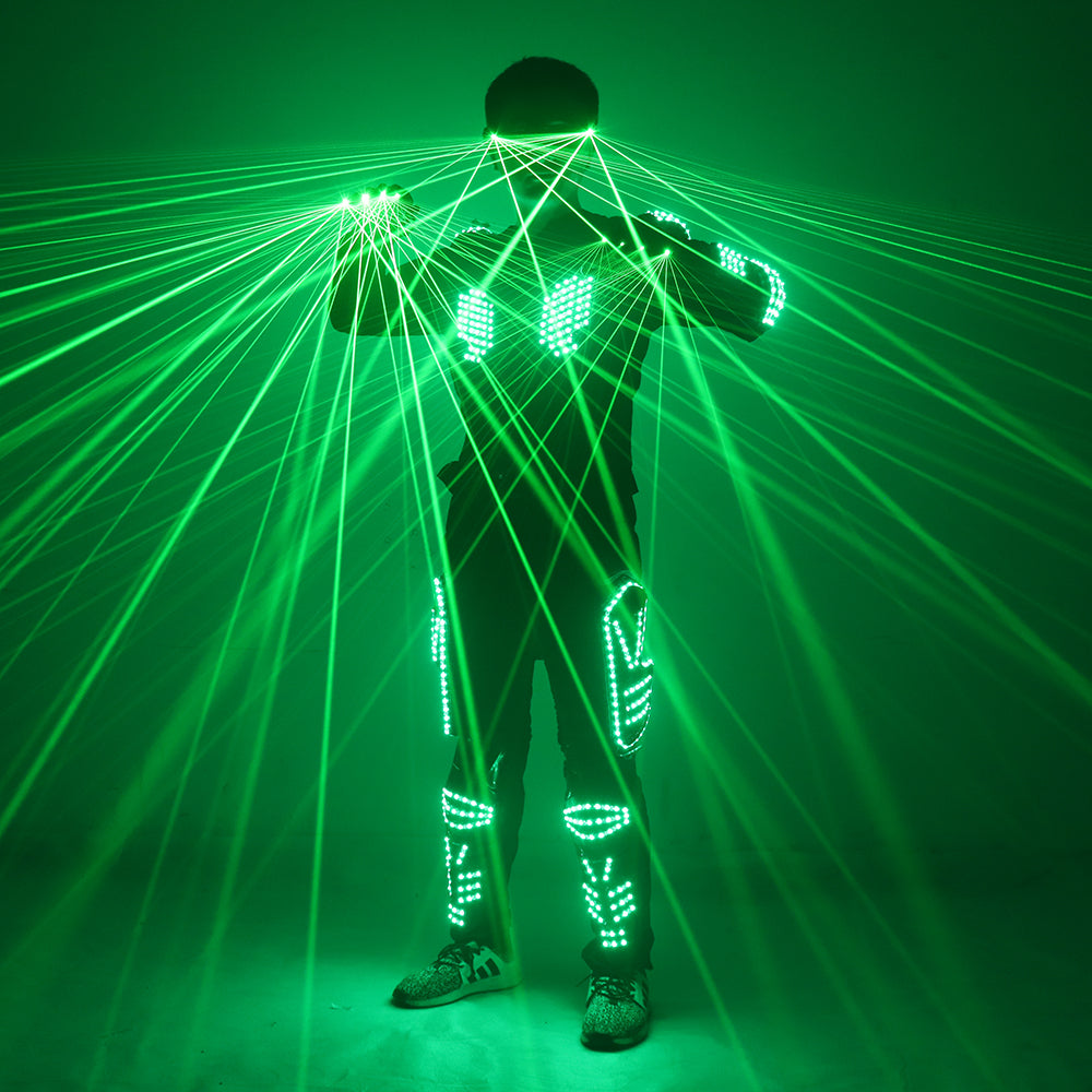 New Green Laser Costume Suit