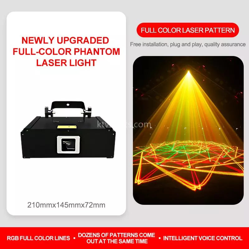 1.5w Full color phantom laser light-A10