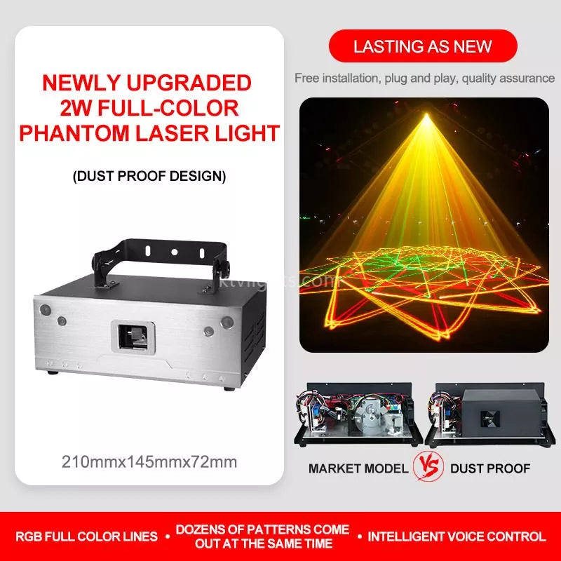 1.5w Full color phantom laser light-A10