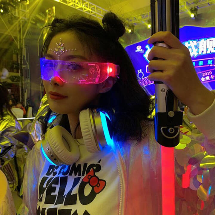 Colorful LED luminous glasses - ktvlaser