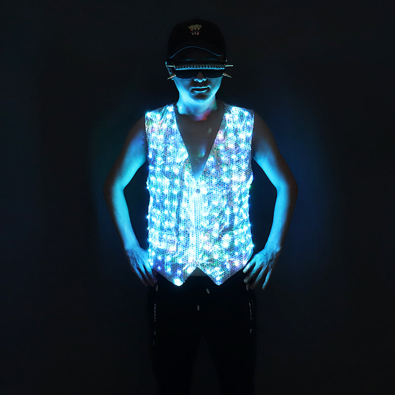 Colorful LED luminous vest - ktvlaser