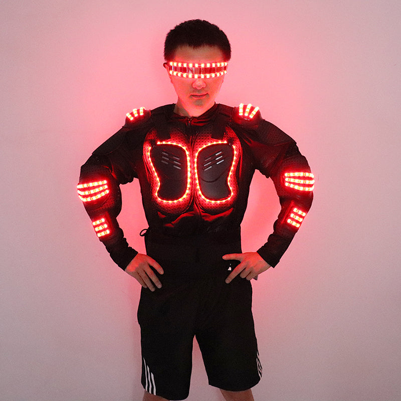 Stylish and colorful LED luminous armor - ktvlaser