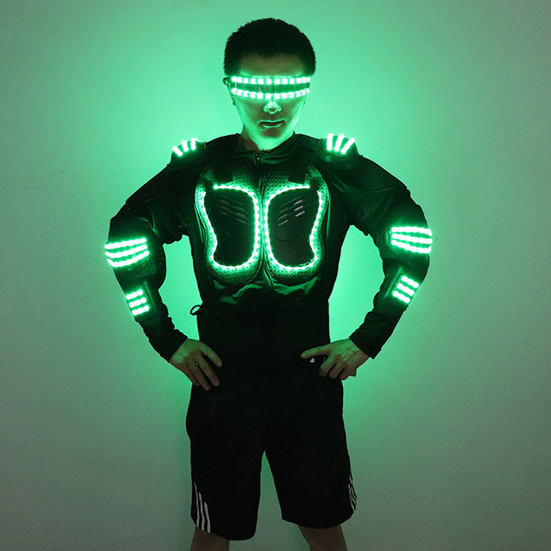 Stylish and colorful LED luminous armor - ktvlaser