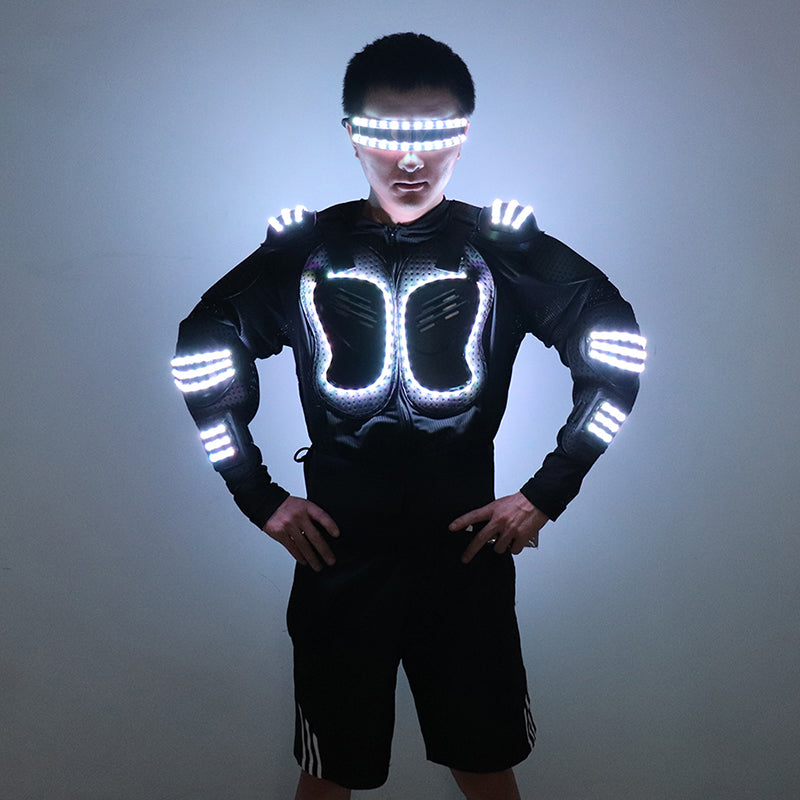 Stylish and colorful LED luminous armor - ktvlaser